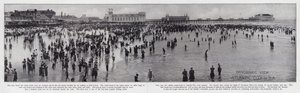 Panoramaudsigt, Atlantic City, USA (s/h-billede) af American Photographer (after)