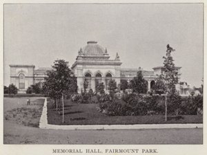 Philadelphia: Memorial Hall, Fairmount Park (s/h foto) af American Photographer (after)