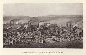 Pittsburgh: Carnegie Steel Works at Homestead, Pennsylvania (s/h foto) af American Photographer (after)