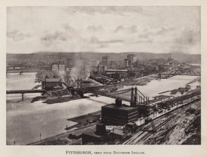 Pittsburgh: Pittsburgh, set fra Duquesne Incline (s/h foto) af American Photographer (after)