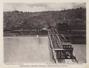 Pittsburgh: Smithfield Street Bridge, Monongahela River (s/h foto) af American Photographer (after)
