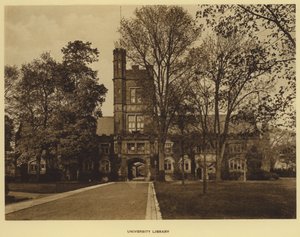 Princeton University: University Library (s/h-billede) af American Photographer (after)