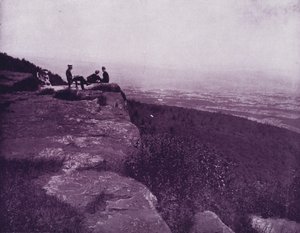 Prospekt fra toppen af White Mountains, New Hampshire (s/h foto) af American Photographer (after)