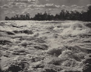 Rapids of Niagara over Falls (s/h foto) af American Photographer (after)