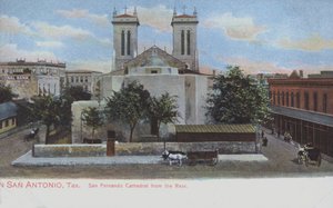St. Fernando Cathedral i San Antonio, Texas, USA af American Photographer (after)