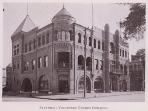 Savannah Volunteer Guards Building (s/h-billede) af American Photographer (after)