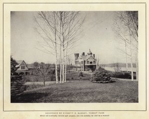 Springfield, Massachusetts: Residence of Everett H Barney, Forest Park (s/h-billede) af American Photographer (after)
