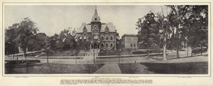 Springfield, Massachusetts: The City Library Group of Buildings (s/h-billede) af American Photographer (after)