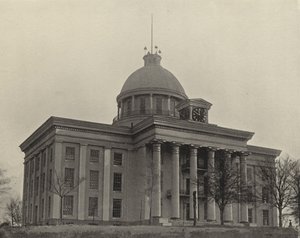 State Capitol Building i Montgomery, Alabama (s/h-billede) af American Photographer (after)