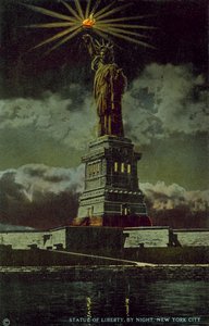 Frihedsgudinden, New York City, New York, USA (farvet foto) af American Photographer (after)