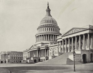 Hovedstadsbygningen i Washington (s/h-billede) af American Photographer (after)