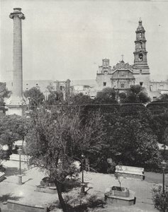 Plaza Aguas Calientes (s/h-billede) af American Photographer (after)