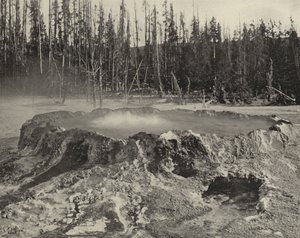 The Punch Bowl, Yellowstone National Park (s/h foto) af American Photographer (after)