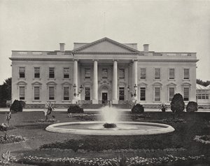 Det Hvide Hus, Washington City (s/h-billede) af American Photographer (after)
