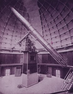 Det store teleskop, i Lick Observatory (s/h foto) af American Photographer (after)