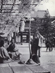 Verandaen til et Kioto tehus (s/h foto) af American Photographer (after)