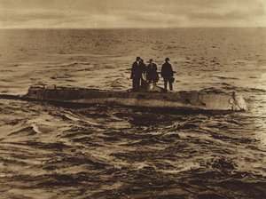 Amerika i Første Verdenskrig: Prototypen på den moderne ubåd (s/h-foto) af American Photographer