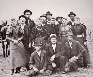 American Pioneers, ca. 1850 (s/h-billede) af American Photographer
