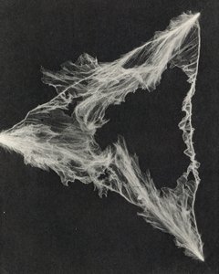 Kunstige lyn produceret i et laboratorium (s/h-foto) af American Photographer