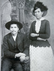 Belle Starr med sin kæreste 