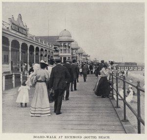 Boardwalk ved Richmond (South) Beach (s/h foto) af American Photographer