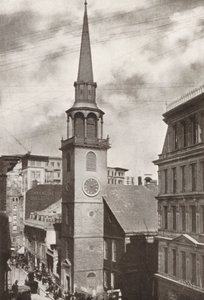 Boston: Old South Church, Washington Street (s/h-foto) af American Photographer
