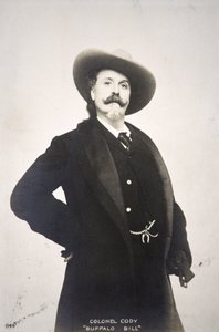 Buffalo Bill (1846-1917) postkort af American Photographer