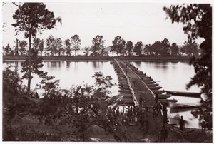 Building Quarters at Fort Brady, ca. 1865 (albumin sølvtryk fra glasnegativ) af American Photographer