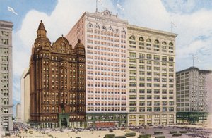 Chicago: Stort butiksafsnit på State Street (farvefoto) af American Photographer