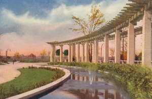 Chicago: Pergola i Douglas Park (farvefoto) af American Photographer