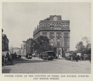 Cooper Union, ved krydset mellem Third and Fourth Avenue og Eightth Street (s/h foto) af American Photographer