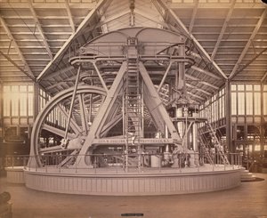 Corliss Engine, Centennial International Exhibition, Philadelphia, 1876 (albumin print) af American Photographer