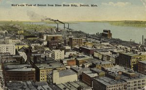 Detroit, Michigan, USA (farvet foto) af American Photographer
