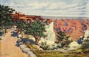 El Tovar Hotel on the Rim, Grand Canyon National Park (farvefoto) af American Photographer