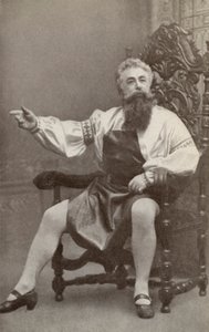 Emil Fischer, som Hans Sachs, i "Die Meistersinger Von Nurnburg" (s/h-foto) af American Photographer