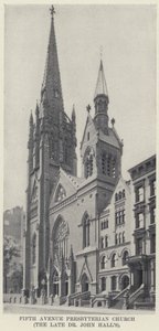 Fifth Avenue Presbyterian Church, afdøde Dr. John Hall
