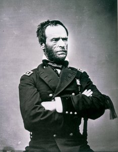 General William T. Sherman (1820-91) (s/hvid foto) af American Photographer