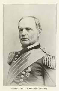 General William Tecumseh Sherman (sort-hvidt fotografi) af American Photographer
