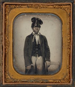 George Burns, april 1859 (foto) af American Photographer
