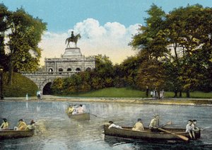 Grant Monument, Lincoln Park (farvet foto) af American Photographer