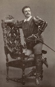 Jean de Reszke, som Raoul, i "Les Huguenots" (s/h-foto) af American Photographer