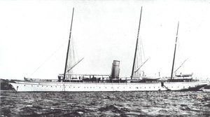 John Astors luksusyacht, ca. 1910 (s/h-foto) af American Photographer