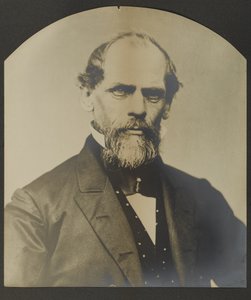 John Augustus Roebling, ca. 1866-7 (gelatinesølvtryk) af American Photographer