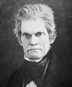 John C. Calhoun (1782-1850) (s/h-billede) af American Photographer