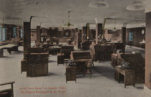 Største nyhedsrum, Los Angeles Times, den største avis i verden (foto) af American Photographer