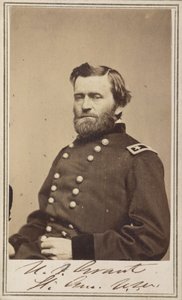 Generalmajor Ulysses S. Grant, officer i den føderale hær af American Photographer