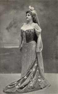 Marcella Sembrich, som Astrifiammante, nattens dronning, i "Tryllefløjten" (s/h-foto) af American Photographer