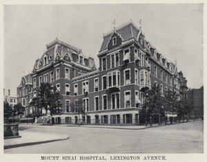 Mount Sinai Hospital, Lexington Avenue (s/h-billede) af American Photographer