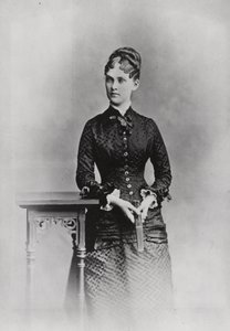 Mrs Theodore Roosevelt, ca. 1882 (s/h-foto) af American Photographer