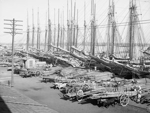 Muelle Tallapiedras, Havana, ca. 1904 (s/h-foto) af American Photographer